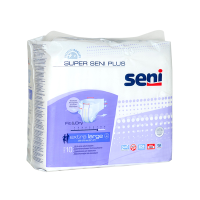Подгузники для взрослых Super Seni Plus  Extra Large ( 4 ) 10 шт.